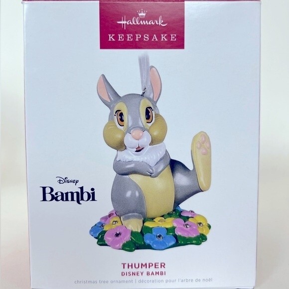 Hallmark Keepsake 2022 Disney Bambi THUMPER Christmas Tree Ornament New Metal - Picture 1 of 4